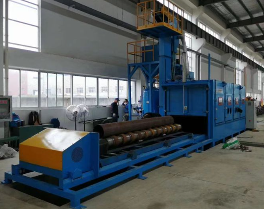 潼南喷砂机在管道除锈中的现场施工应用